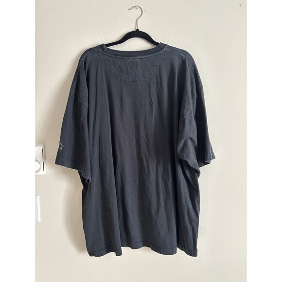 VTG Y2K 90s Distressed 00s STARTER Mens 3X XXXL Embroidered Logo Black T Shirt - Picture 6 of 8